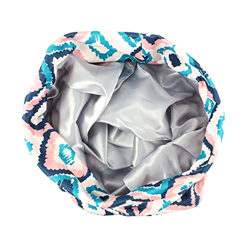 minkissy Satin Schlafmütze Elastisch Für Frauen Nachtschlaf Kopfbedeckung Haarhaube Zum Schutz Bei Waschen Baden Oder Schminken von minkissy