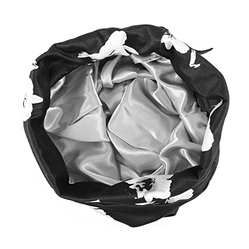 minkissy Satin Material Haarabdeckung Motorhaube Damen Schlafmütze Kopftuch Mütze Unisex Active Cap von minkissy