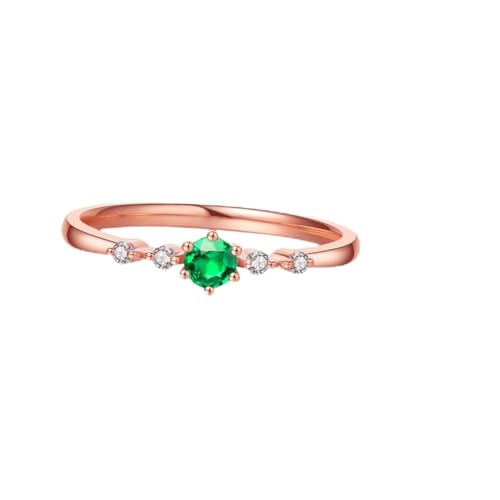 minkissy Vergoldeter Ring Mit Strasssteinen Metallring Für Damen Bunter Dekorativer Ring Langlebig Und Leicht Für Alltag Und Anlässe von minkissy