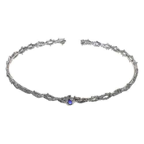 minkissy Verstellbare Vintage Krone mit Strasssteinen Kopfschmuck Accessoire für Kostümpartys Hochzeiten und von minkissy