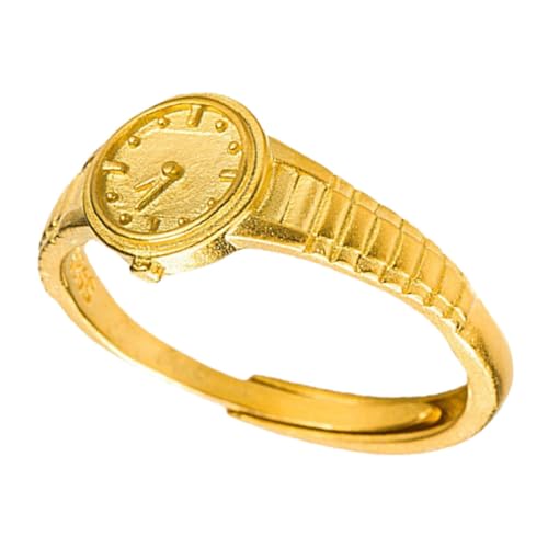 minkissy Verstellbarer Damenring Metall Ringdekoration für Langlebig Leicht und Komfortabel für Alltag und Partys Einzigartiges von minkissy