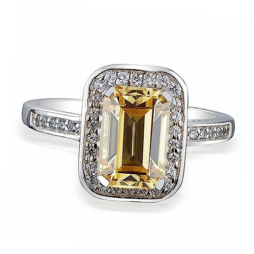 minkissy Strassringe Für Frauen Offener Verstellbarer Silberring Verlobungsring Party Hochzeit Alltag Accessoire von minkissy