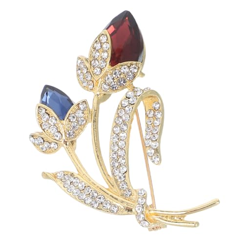 minkissy Vintage Anstecknadel für Damen Rhinestone Blüten Brosche für Kleider Pullover und Schals Vielseitiges Schmuckstück für Besondere Anlässe minkissy Vintage Anstecknadel für Damen Rhinestone Blüten Brosche für Kleider Pullover und Schals Vielseitiges Schmuckstück für Besondere Anlässe von minkissy