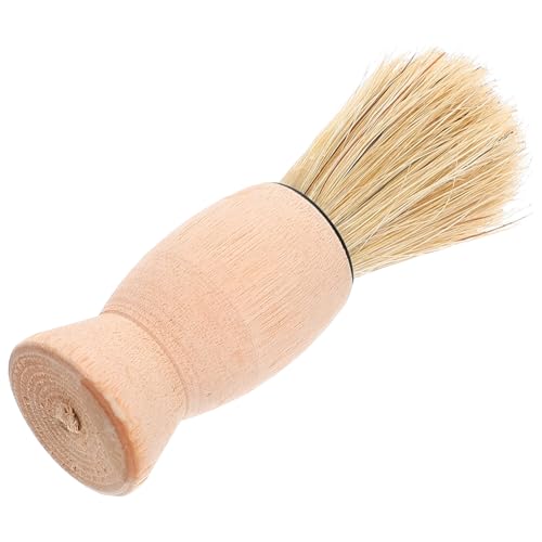 minkissy Rasierpinsel Für Männer Barber Pinsel Rasierzubehör Mit Weichen Borsten Für Sanfte Bartpflege Geeignet Für Friseursalons Hause Nackenbürste Für Professionelle von minkissy