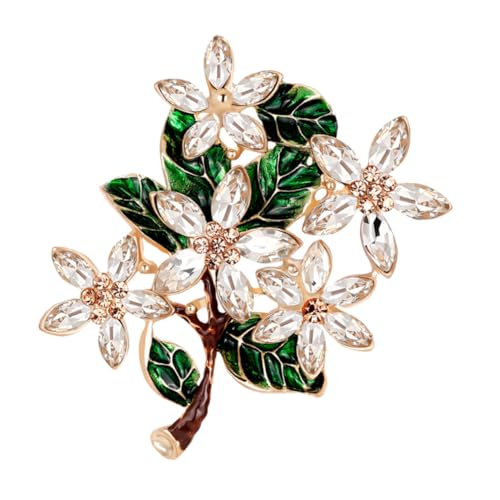 minkissy Vintage Blumenbrosche Strapazierfähigem Retro Corsage für Damen Vielseitiges Accessoire für Hochzeiten Partys und Besondere Anlässe von minkissy