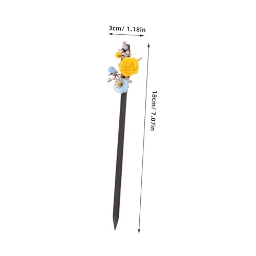 minkissy Vintage Chinesische Haarnadel Haarschmuck Damen Antiker Stil Haarschieber für Hochzeit Fest Alltag Geeignet Eleganter Haarschmuck Traditioneller Look von minkissy