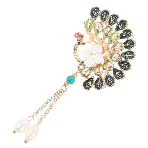 minkissy Vintage Grün Pfau Brosche Anstecker für Damen Kleidung Hut Schal Anzug Zubehör Filigraner Tieranhänger Stabile Befestigung für Party Geschenkoption minkissy Vintage Grün Pfau Brosche Anstecker für Damen Kleidung Hut Schal Anzug Zubehör Filigraner Tieranhänger Stabile Befestigung für Party Geschenkoption von minkissy