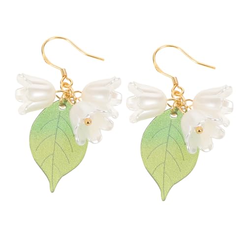 minkissy Vintage Lilien Ohrringe für Damen Blumenanhänger mit Lebhaftem Quasten Design Minimalistischem Haken Boho Stil für Hochzeit Party und Alltag Einzigartiger Femininer Schmuck von minkissy