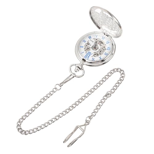 minkissy Mechanische Taschenuhr Mit Kette Hängeuhr Kleidungsdekor-Accessoires Für Erwachsene Aus Hochwertigem Legierungsmaterial Leicht Zu Tragen Tragen von minkissy