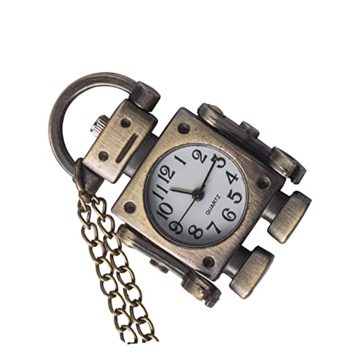 minkissy Roboter Taschenuhr Aus Vintage Design Halskette Anhänger Für Männer Und Frauen Als Accessoires Und Geschenke von minkissy