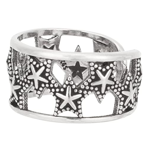 minkissy Vintage Star Ring für Frauen Verstellbarer Statement Ring für Besondere Anlässe und Täglichen Gebrauch von minkissy