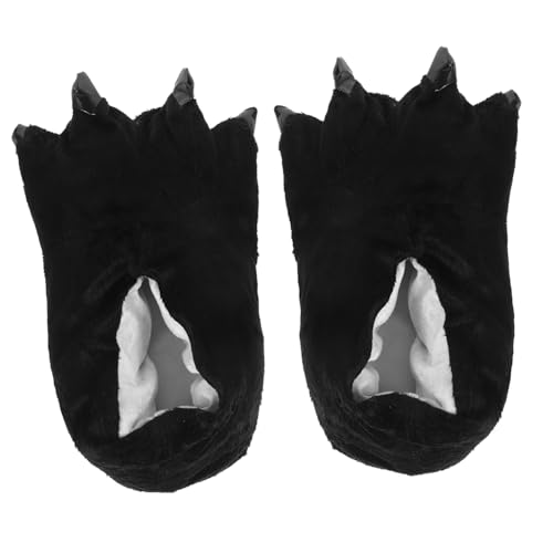 minkissy Warme Cartoon dinosaurier krallenschuhe aus Baumwolle Atmungsaktive Bequeme Hausschuhe für Damen Vielseitige Indoor Slippers für Zuhause und Partys von minkissy