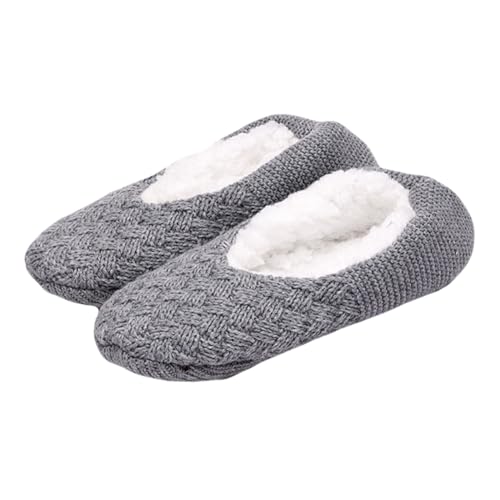 minkissy Warme Haussocken Damen und Herren Rutschfeste Dicke Fuzzy Slipper Socks Kuschelige Winter Bodensocken mit Skidsicherer Sohle Weiche Wärmende Hüttensocken für Kalte Tage von minkissy