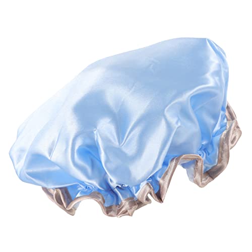 minkissy Duschhaube Für Damen Wiederverwendbar Haarhaube Für Dusche Elastisch Atmungsaktiv Badezimmer-sauna-kappe Geeignet Für Langes Haar Und Wellnessbereich von minkissy