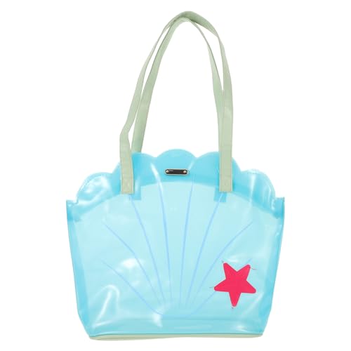 minkissy Wasserdichte Strandtasche mit Transparentem Muschel Design Große Beach Tote für Damen Geräumige Schultertasche Sandabweisend Vielseitig für Sommer Pool und Urlaub minkissy Wasserdichte Strandtasche mit Transparentem Muschel Design Große Beach Tote für Damen Geräumige Schultertasche Sandabweisend Vielseitig für Sommer Pool und Urlaub von minkissy