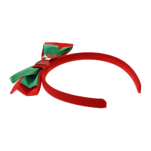 minkissy Bowknot Stirnband Mit Geweih Und Weihnachtsdekoration Festliches Haaraccessoire Für Mädchen Und Für Weihnachtsfeiern Und von minkissy