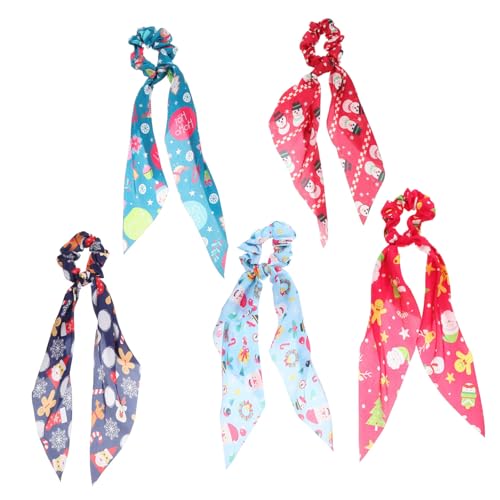 minkissy 5stücke Haarseil Für Damen Weihnachts-haarseil Haargummi Kopfschmuck Stirnband Weihnachten Haaraccessoires Aus Hochwertigem Material Bequem Und Schick von minkissy