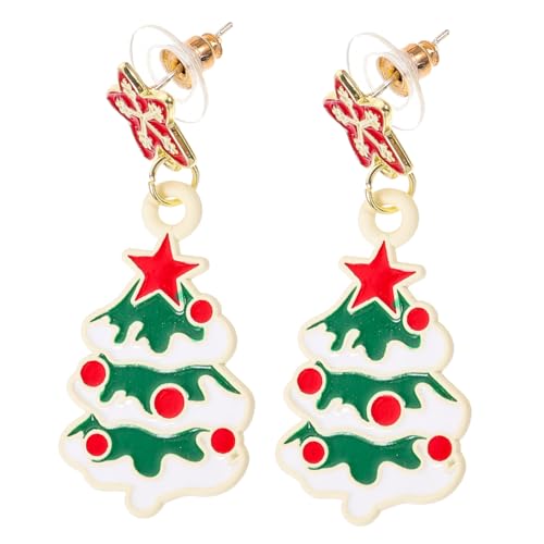 minkissy Weihnachtsohrringe Damen Silbern Weihnachtsbaum Design Ohrstecker Festliche Ohrschmuck Weihnachten Party Alltag Schmuck für Frauen und Mädchen minkissy Weihnachtsohrringe Damen Silbern Weihnachtsbaum Design Ohrstecker Festliche Ohrschmuck Weihnachten Party Alltag Schmuck für Frauen und Mädchen von minkissy