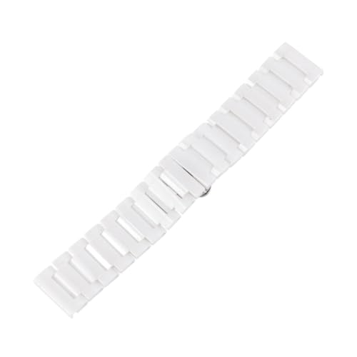 minkissy Keramik-uhrenarmband Weiß Flach Mit Einfacher Öffnung Hochwertiges Uhren Zubehör Für Herren Uhrenarmband Ersatz Und Geschenkidee von minkissy