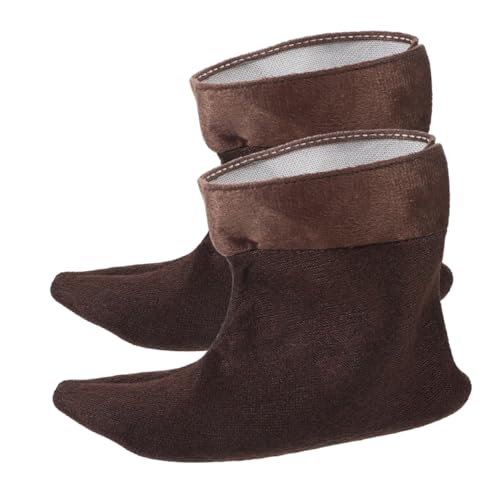 minkissy Winterstiefel Fleecefutter Wasserabweisend Warme Einlegesohlen Stiefelinnenfutter Unisex Für Regenstiefel Komfortable Isolierende Bootssocken von minkissy