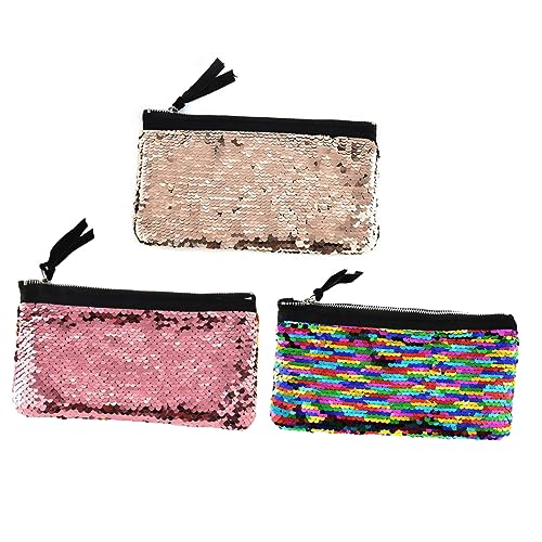 minkissy Make-up-Tasche Pailletten Mode Geldbörse Damen Tasche Handtasche Für Party Shopping Alltag von minkissy