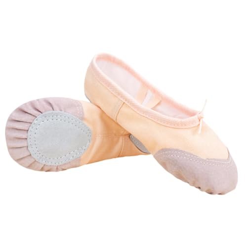 minkissy Yoga Ballettschuhe für Damen und Mädchen Weiche rutschfeste Tanzschläppchen mit Atmungsaktivem Material Feuchtigkeitsabsorbierend und Leicht für Yoga Fitness und Indoor von minkissy