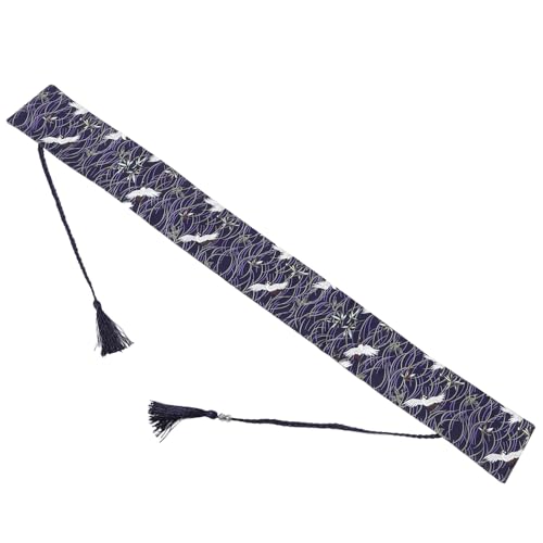 minkissy Eleganter Kimono Obi Gürtel Mit Zeitlosem Kranichmuster Und Dekorativen Quasten Für Traditionelle Damenkleidung Für Und Besondere Anlässe von minkissy