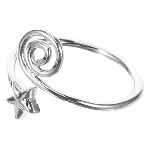 minkissy Zierlicher Zehenring für Damen Vintage Star Design Verstellbar und Komfortabel für Strandpartys und Besondere Anlässe Hochwertiges Metallmaterial Elegantes Sommeraccessoire von minkissy