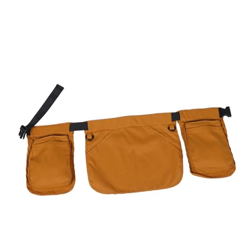 minkissy Zubehör Gürteltasche: Gartenwerkzeug Taille Schürze Restaurant Kellner Geldbeutel Für Kellnerin Kellner Frauen Männer Server Braun von minkissy