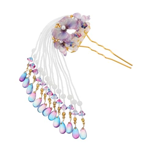 minkissy Asiatische Haarstäbe Schmetterlings Und Quastenanhängern Lange Haarnadeln Für Formelle Anlässe Hanfu-accessoires Für Frauen Und Mädchen von minkissy