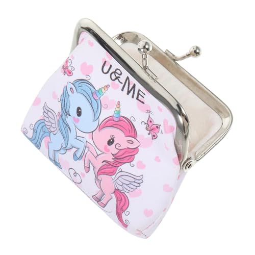 minkissy kleine Geldbörse Süße Tasche Reisen Clutch-Geldbörsen für Damen Tragbar Geldbeutel dekorative Geldbörse Frauen geldbörse süße Handtasche Reisegeldbörse PVC von minkissy