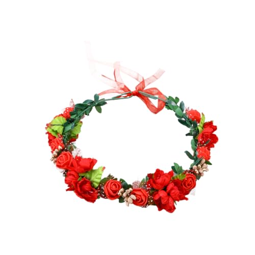 minkissy modische Stirnbänder Haarschmuck für Kinder Hochzeits-Stirnband Brautblumen-Haarband Brautkopfschmuck für die Hochzeit Stirnbänder für Kinder Stirnband Hochzeit Haarband von minkissy