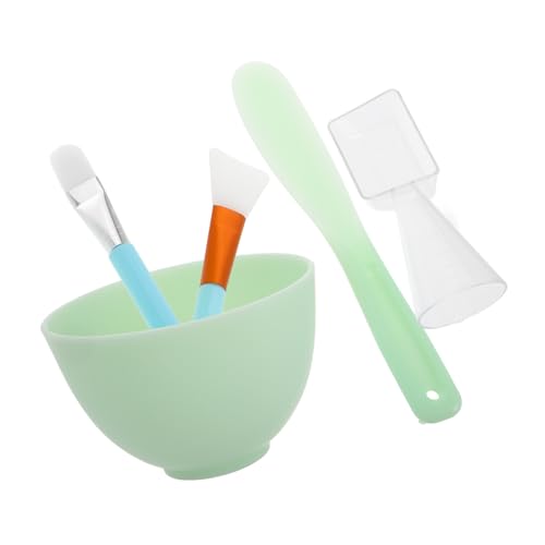 minkissy Rührschüssel-set Für – Silikon-hautpflege-werkzeugset Mit Pinsel Und Löffel Für Die Behandlung Zu Hause Und Die Schönheitsroutine von minkissy