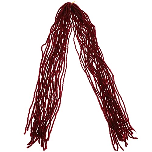 minkissy Doubleended Dreadlock Extensions Haarperücke Für Frauen Männer Natürlich Aussehende Dreadlock Stirnband Perücken Haarteil von minkissy