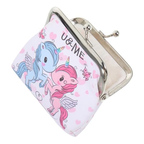 minkissy süße Handtasche für Mädchen kleine Geldbörse Clutch-Geldbörsen für Damen Süße Tasche Reisen tragbare Geldbörse Geldbeutel für Mädchen Reisegeldbörse Metall von minkissy