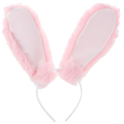 minkissy Hasen-cosplay-stirnband Ohren-stirnband Für Frauen Party-kopfbedeckung -haar-accessoires von minkissy