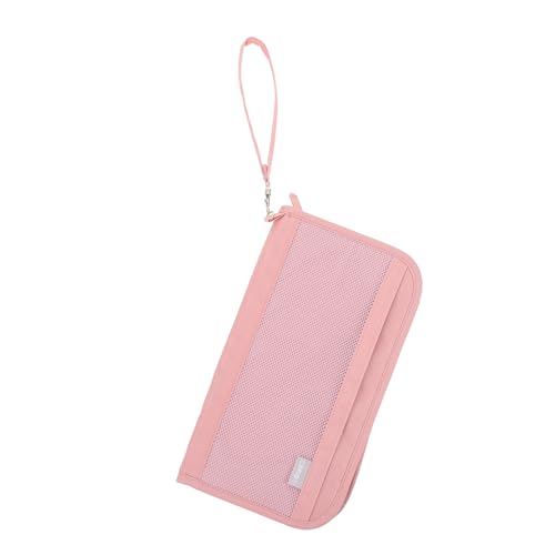 minkissy wasserdichte RFID Schutz Passport Wallet aus Oxford Schlanker Reiseorganizer mit Schnellem Zugriff Multifunktionaler Dokumentenhalter für Reisepass Boarding und Kreditkarten für von minkissy