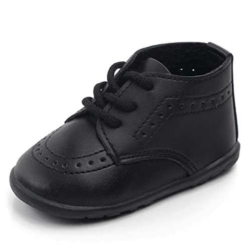 mintgreen Baby Jungen Mädchen Schuhe Kleinkind Hochzeit Oxford Kleid Schuhe, Schwarz, 15-18 Monate, 21 von mintgreen