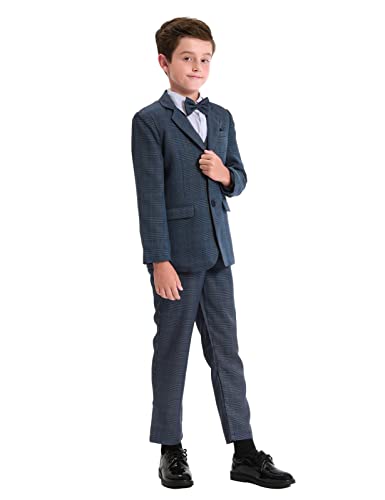 mintgreen Jungen Anzug Blazer Kinder Formal Hochzeit Outfits Gentleman Tuexdo Sätze, Marine, 6-7 Jahre, 130 von mintgreen