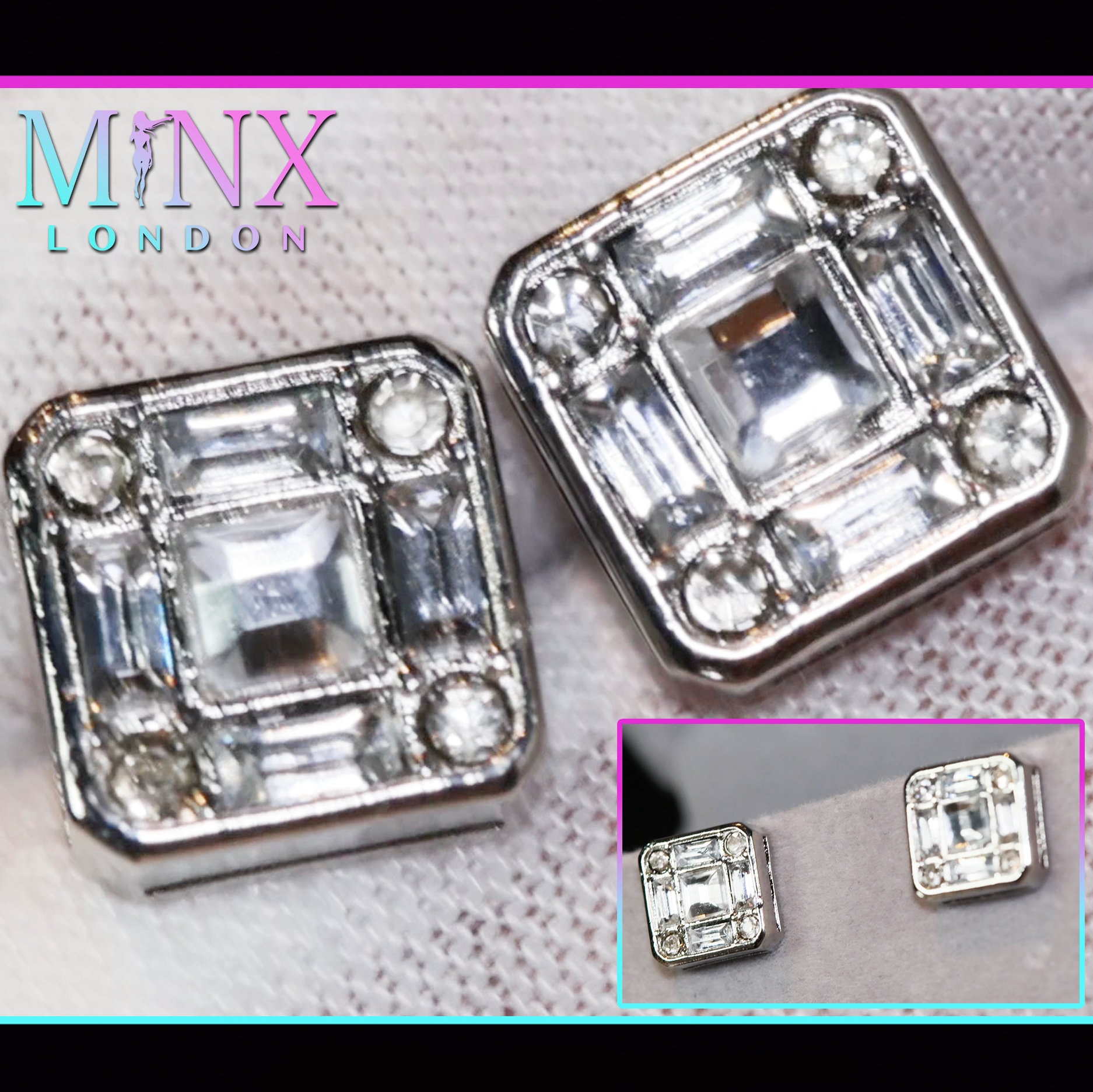 Iced Out Ohrringe | Diamant Damen Ohrstecker Herren von minxlondon007