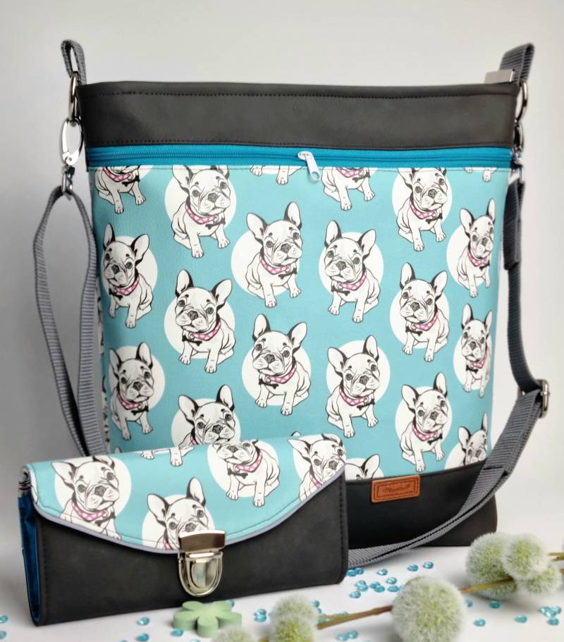 Das Set Tasche Mit Portmanee von minzeblau