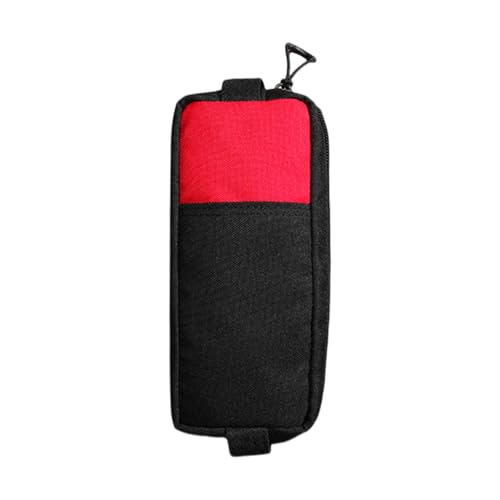 mioosho Gürteltasche Outdoor Jagd Abenteuer Zubehör Geldbörsen Tragetasche Hüfttasche Mehrzweck-Outdoor-Aufbewahrung Hüfttaschen, Farbe: Schwarz, 18.5x8x3cm, Siehe Abbildung von mioosho