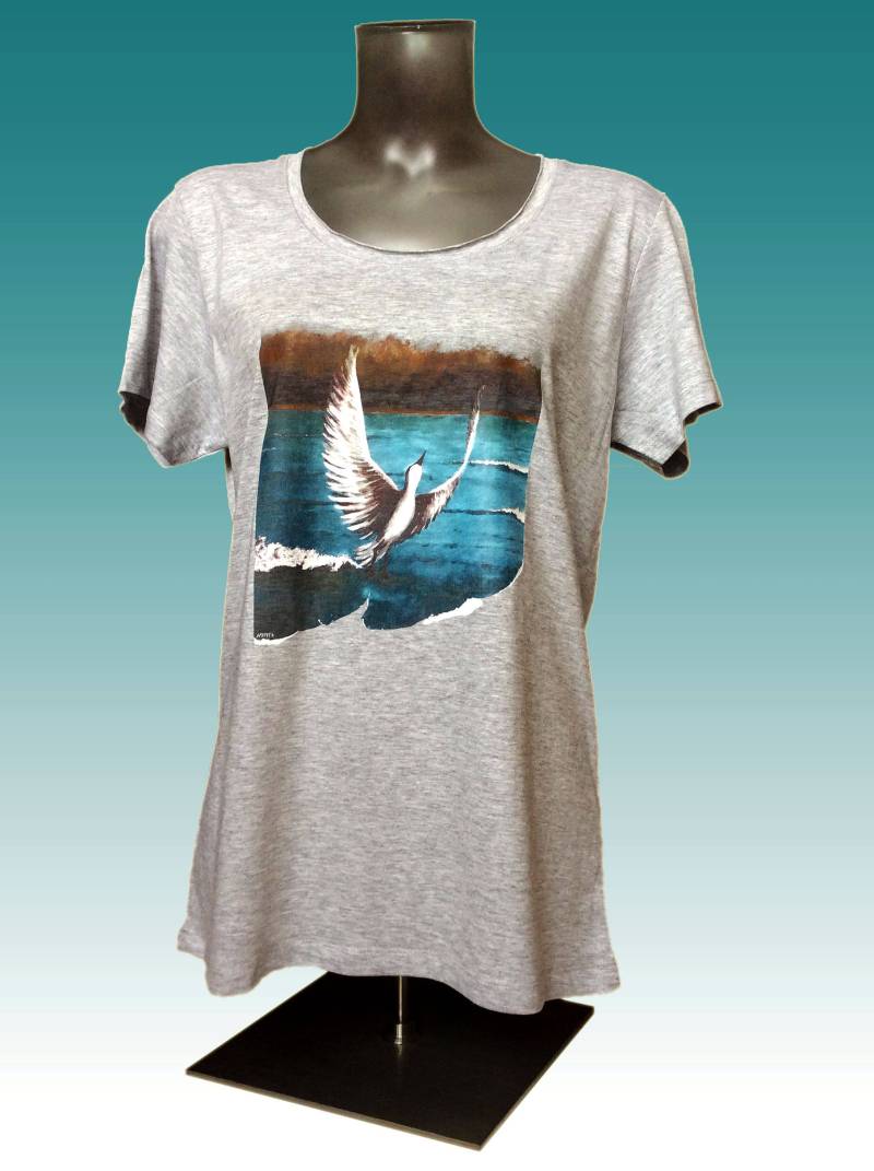 Abnehmen Vogel T-Shirt Direkt Zum Kleidungsstück Druck Von Acrylmalerei Verschiedene Farben Abnehmen Vogel T-Shirt Direkt Zum Kleidungsstück Druck Von Acrylmalerei Verschiedene Farben von miritaTshirts