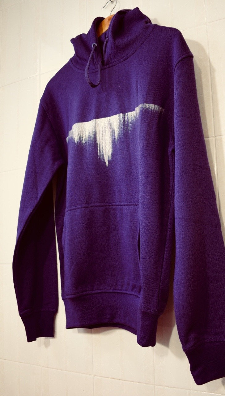 Handbemalter Einzigartiger Lila Kapuzenpullover Aus Baumwolle Unisex Geschenk Handbemalter Einzigartiger Lila Kapuzenpullover Aus Baumwolle Unisex Geschenk von miritaTshirts
