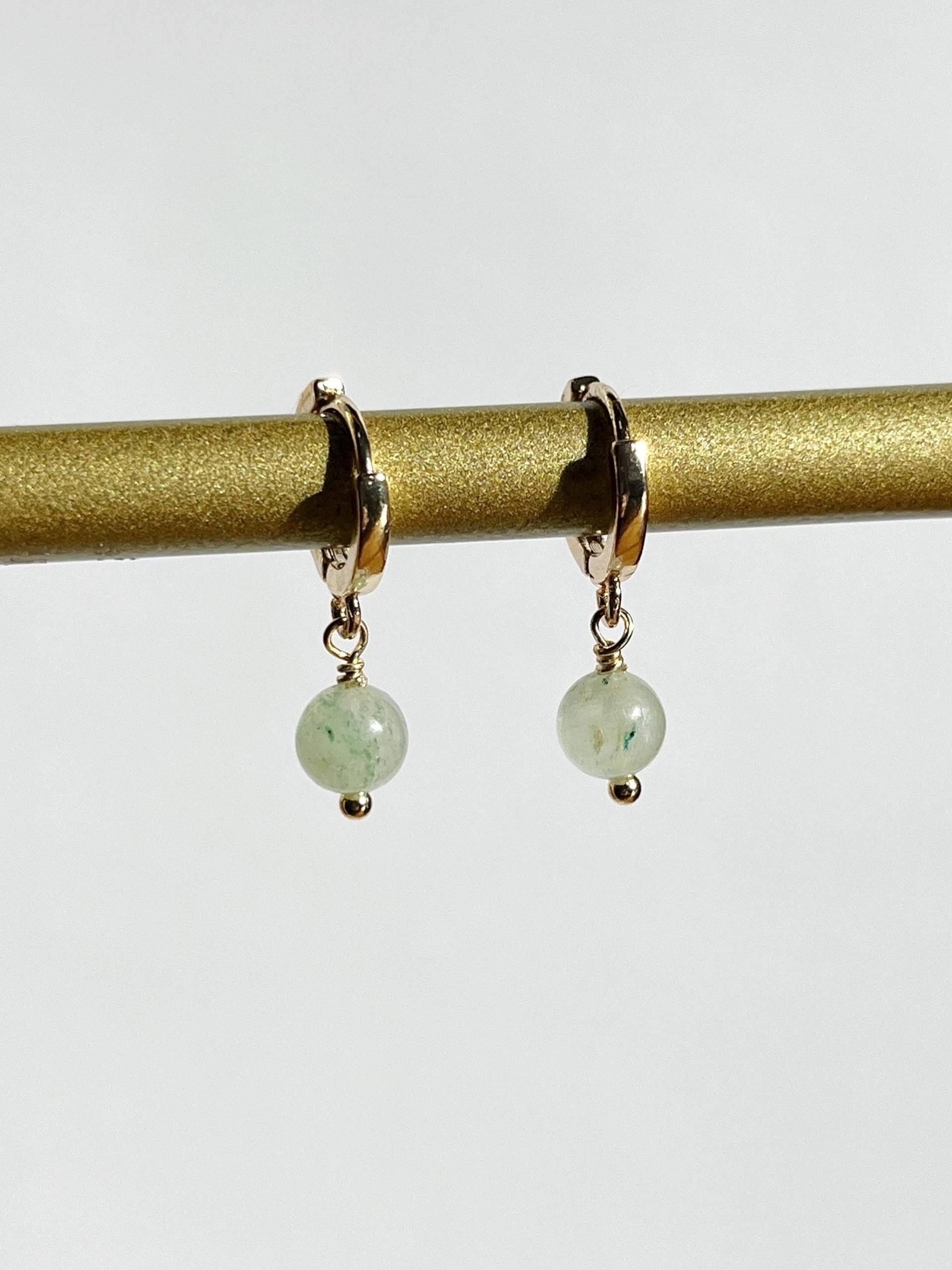 Ohrhänger Josie - Aventurine von mirostudiode