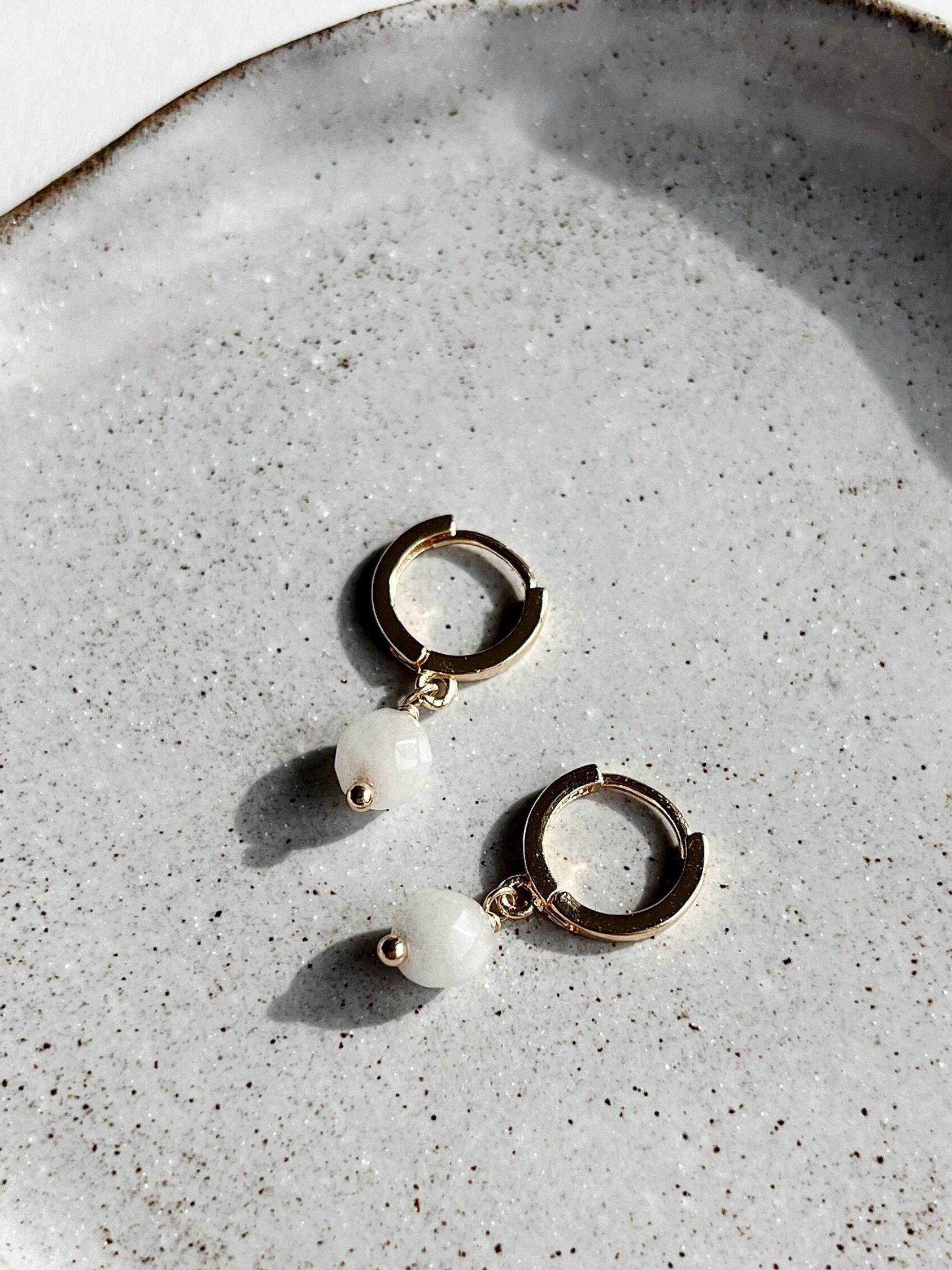 Ohrhänger Josie - Rosenquarz Facettiert von mirostudiode