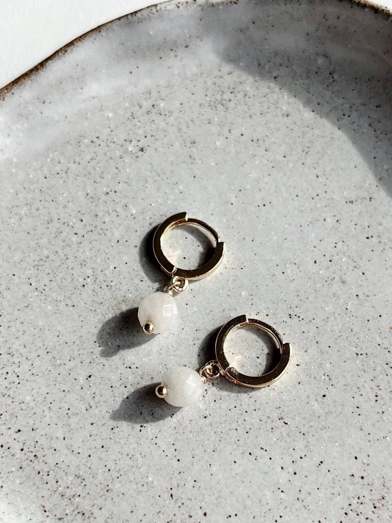 Ohrhänger Josie - Rosenquarz Facettiert von mirostudiode