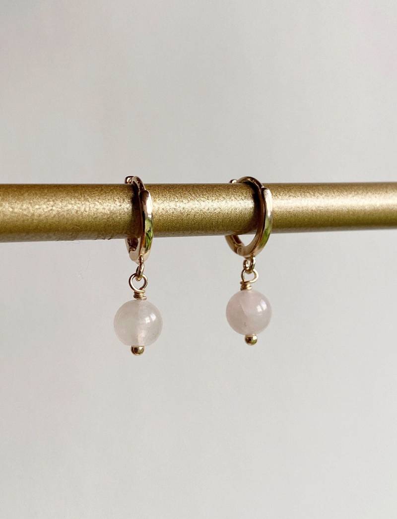 Ohrhänger Josie - Rosenquarz von mirostudiode