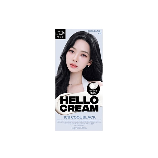 miseenscéne - Hello Cream (2024 New Version) - 125g- 1CB Cool Black von miseenscéne