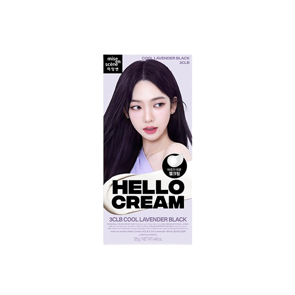 miseenscéne - Hello Cream (2024 New Version) - 120g - 3CLB Cool Lavender Black von miseenscéne